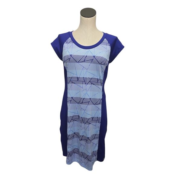 Title Nine Dream Active Dress Womens‎ Size Small Scoop Neck Cap Sleeve Purple - Picture 1 of 8